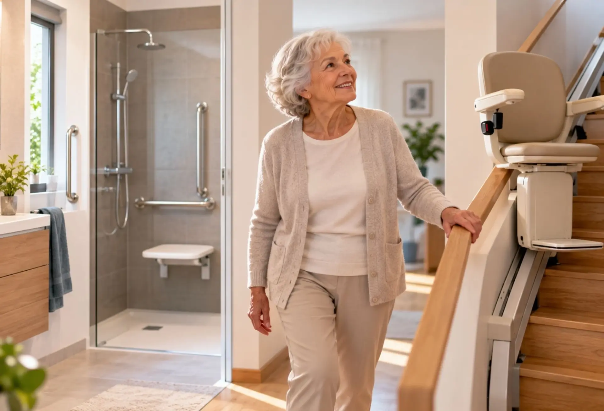 Adaptation du logement senior : douche accessible, barres d’appui, monte-escalier, ce qui vaut vraiment l’investissement 0